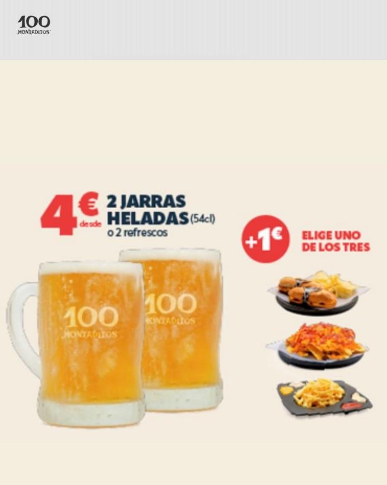 100 Montaditos canarias  Promociones 100 Montaditos  