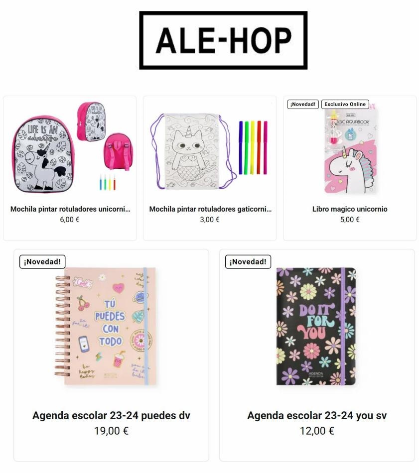 Ale-Hop canarias  Ofertas vuelta al cole  