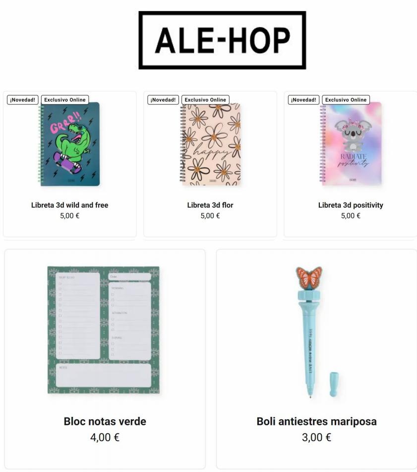 Ale-Hop canarias  Ofertas vuelta al cole  