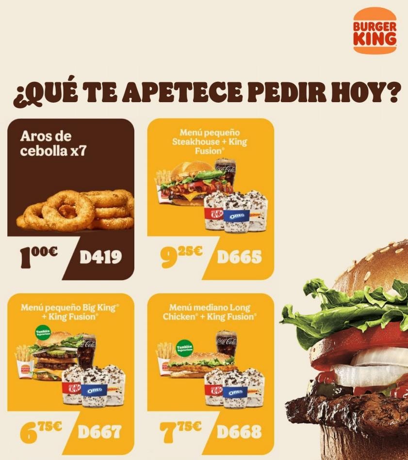 Burger King canarias  Promociones Burger King  ofertas