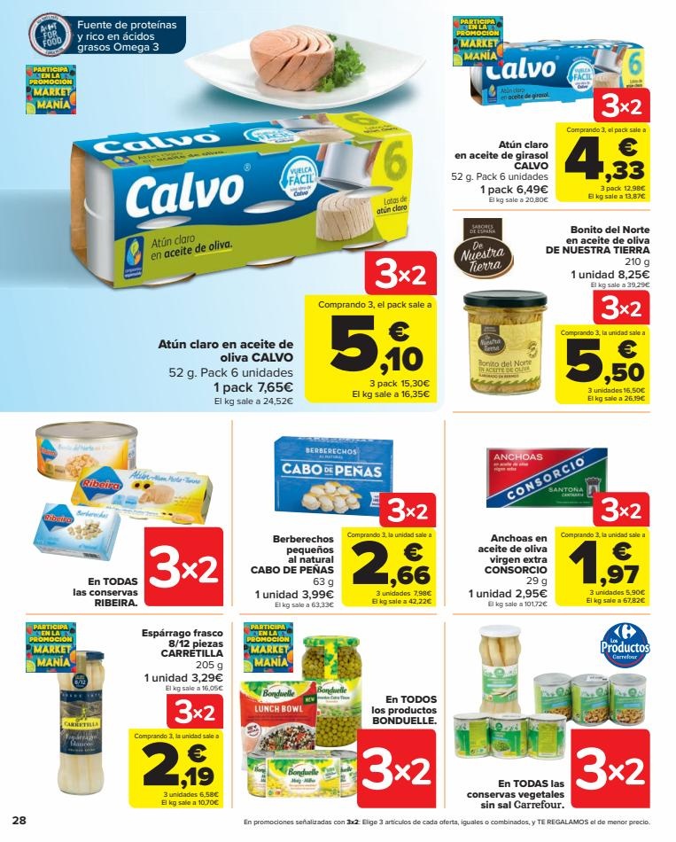 Carrefour canarias  3x2 (Alimentación, Drogueria, Perfumeria y comida de animales) 