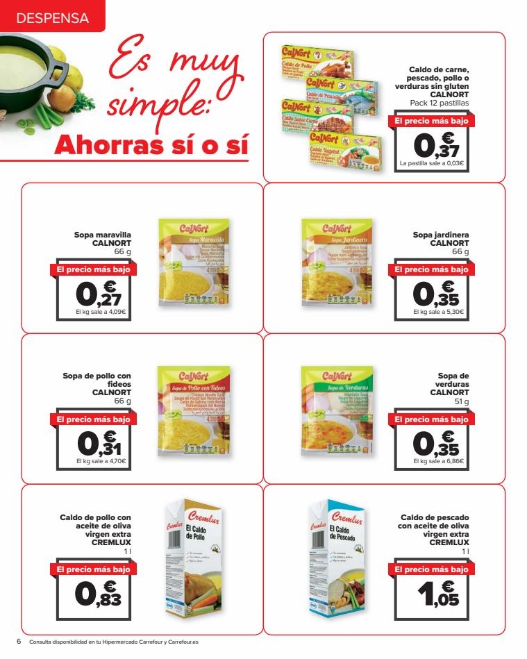 Carrefour canarias  EL PRECIO MÁS BAJO (Alimentación, Droguería y perfumería) 
