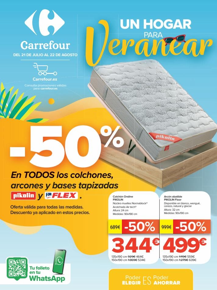 Carrefour canarias  Equipa Vivienda (Colchones, menaje hogar y cocina, bricolaje y electrodomésticos) 