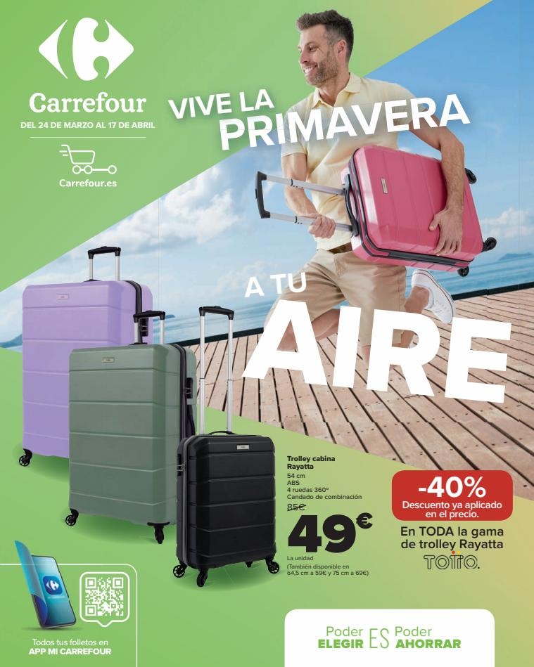 Carrefour canarias  PRIMAVERA (Maletas, automóvil, deporte, televisores, pequeño electrodoméstico) 