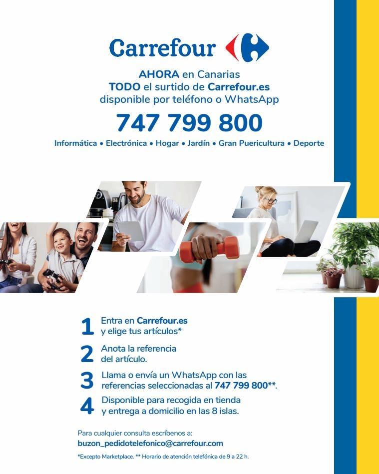 Carrefour canarias  PRIMAVERA (Maletas, automóvil, deporte, televisores, pequeño electrodoméstico) 