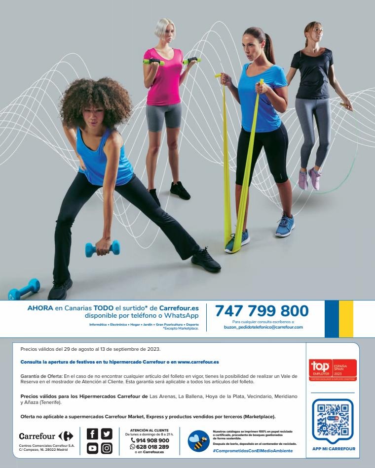 Carrefour canarias  VAQUEROS Y DEPORTE 