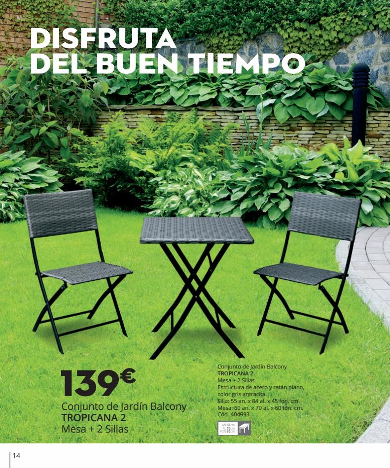 Conforama canarias  Colección para Terraza & Jardín 2022 