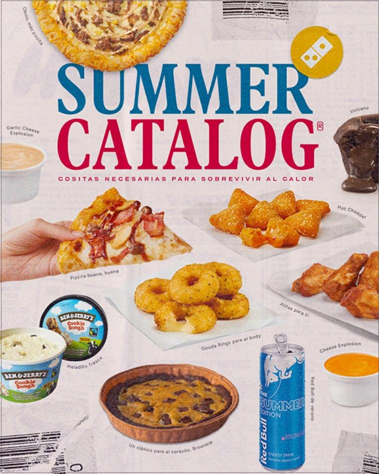Dominos Pizza canarias  Domino's Pizza Summer Catalog 