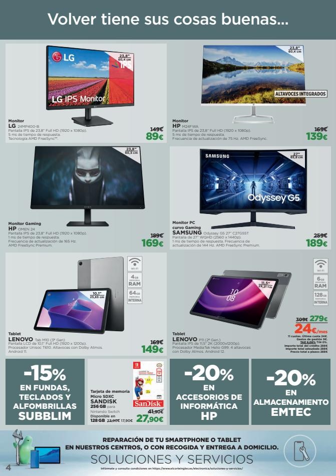 El Corte Inglés canarias  Electrónica  ofertas