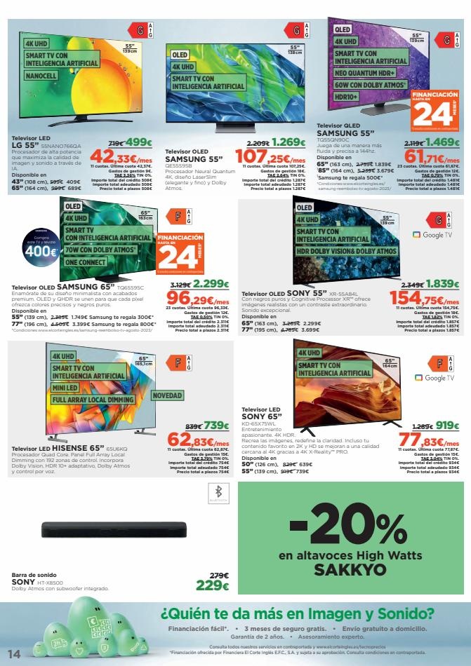 El Corte Inglés canarias  Electrónica  ofertas