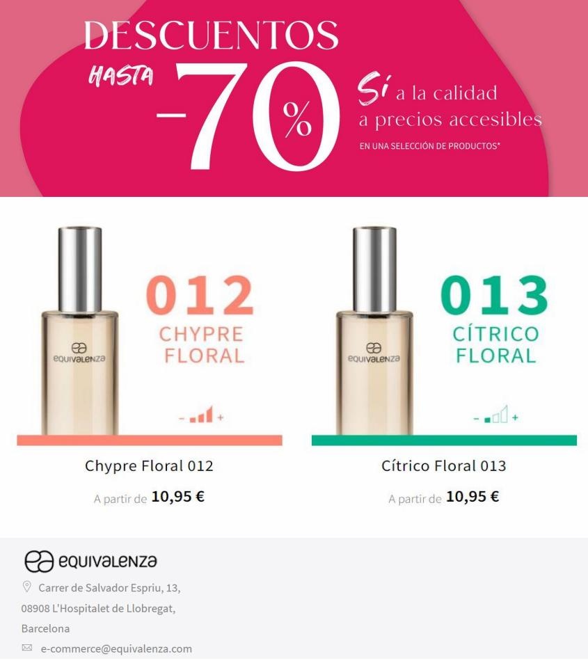 Equivalenza canarias  Equivalenza Descuentos de hasta el 70% 