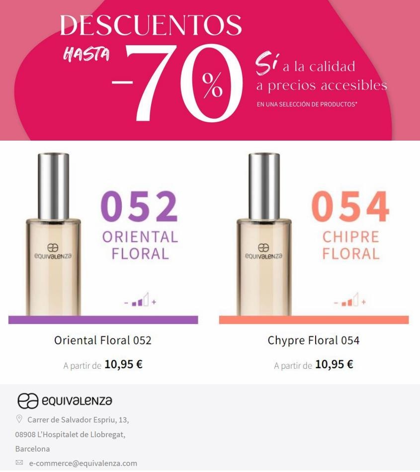 Equivalenza canarias  Equivalenza Descuentos de hasta el 70% 