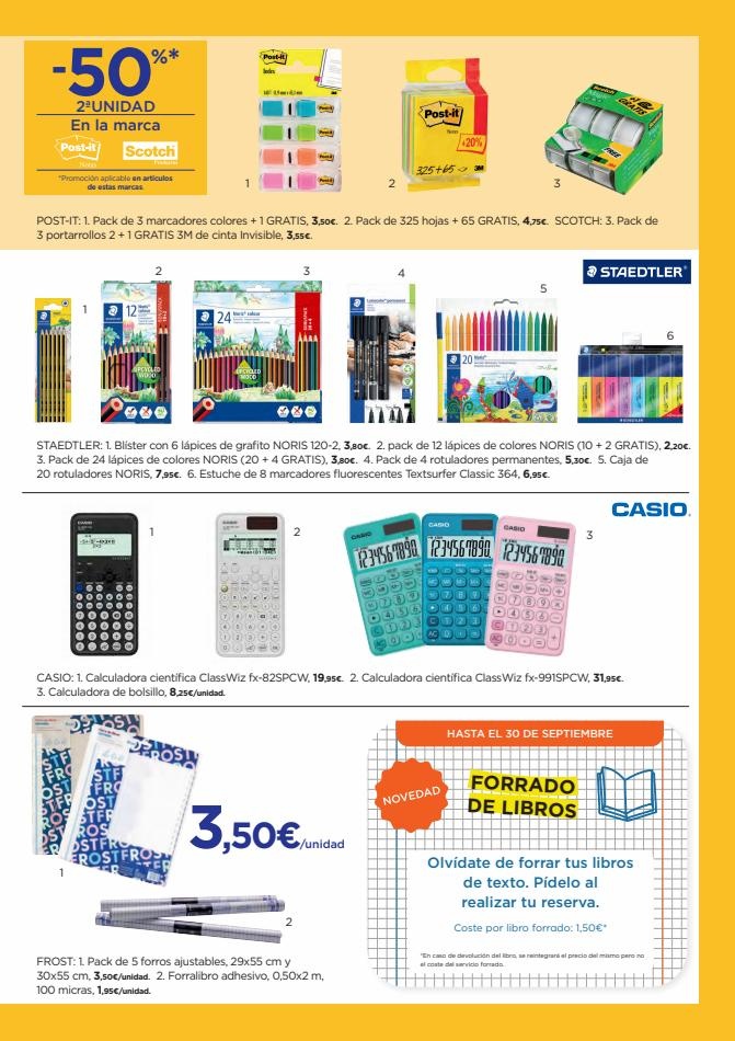 Hipercor canarias  Vuelta al cole 
