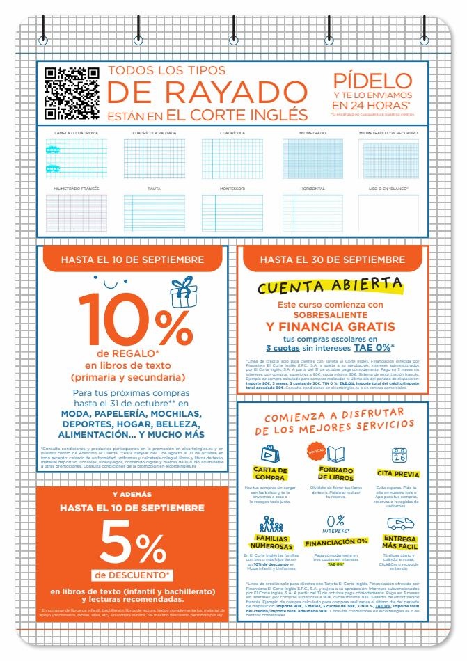 Hipercor canarias  Vuelta al cole 