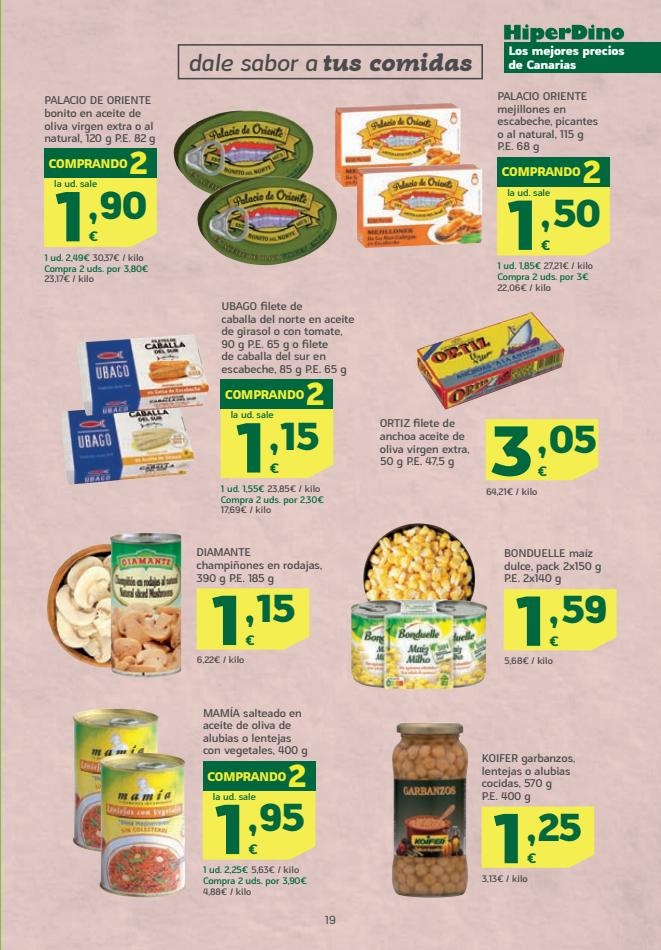 HiperDino canarias  Ofertas desde el 24 de agosto 