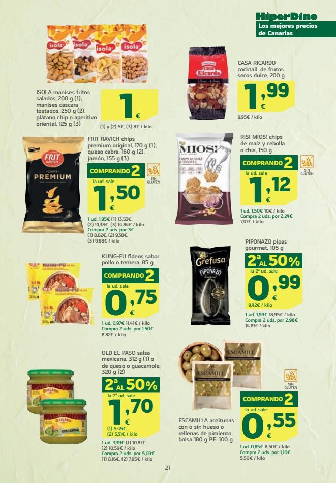 HiperDino canarias  Ofertas desde el 24 de agosto 