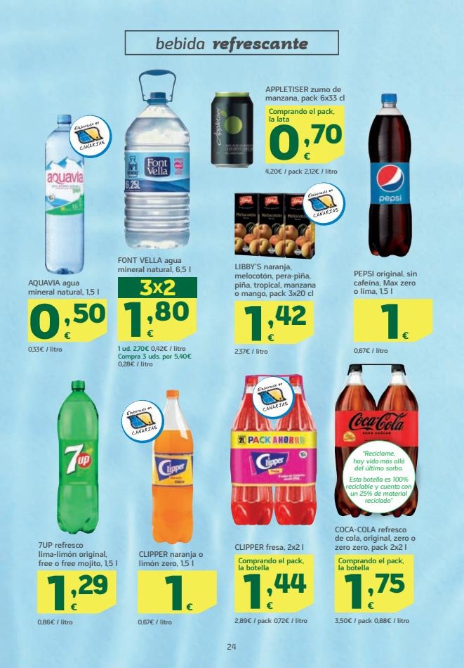 HiperDino canarias  Ofertas desde el 24 de agosto 