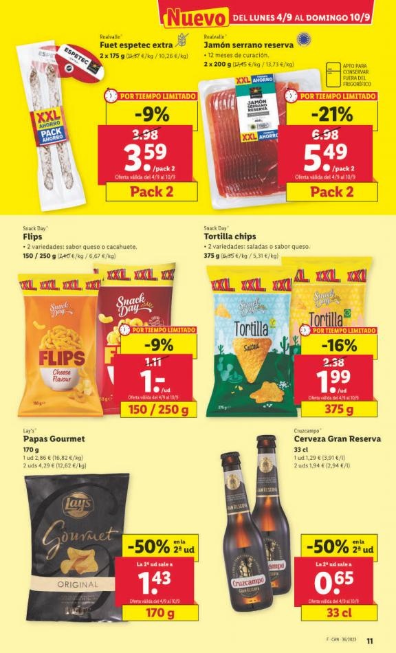 Lidl canarias  XXL 