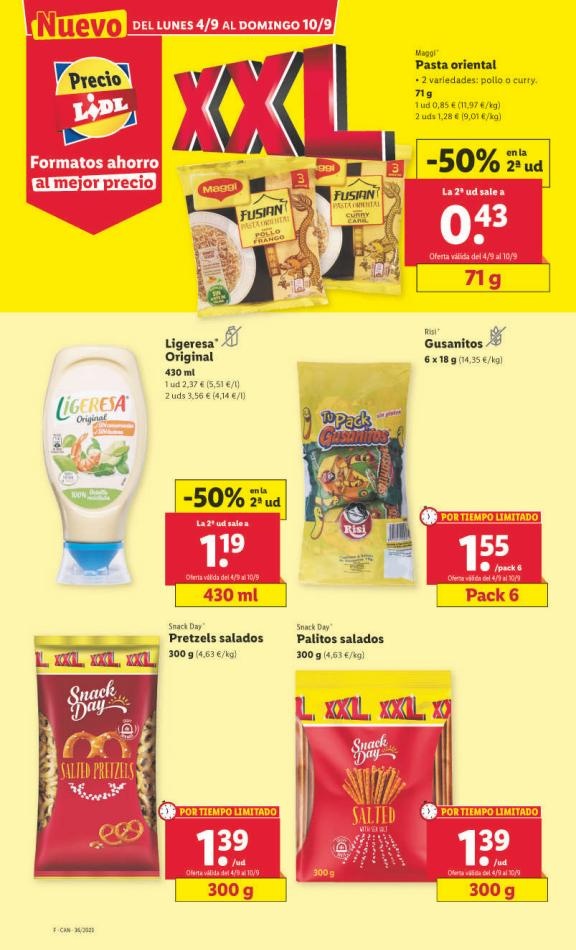 Lidl canarias  XXL 