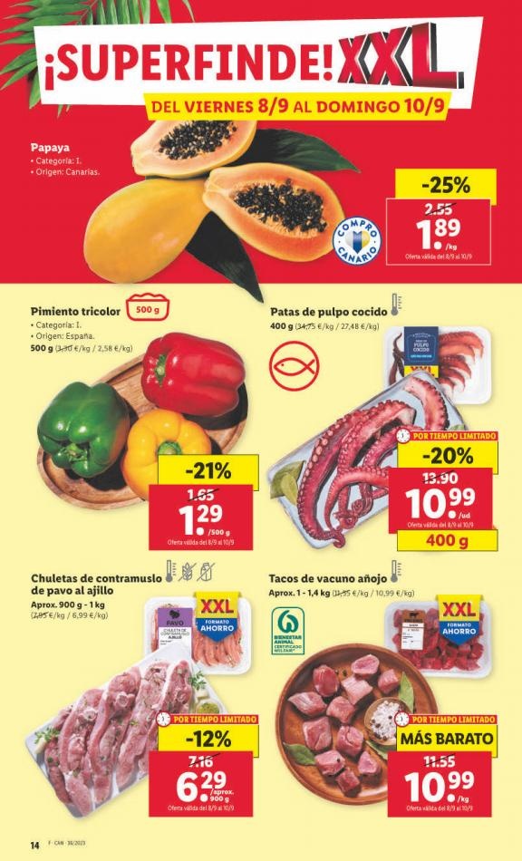 Lidl canarias  XXL 