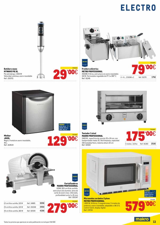 Makro canarias  Makro Oferta - Bares & Restaurantes - Canarias  ofertas