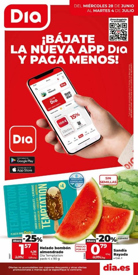 Maxi Dia canarias  ¡Bájate la nueva APP Dia y paga menos! 