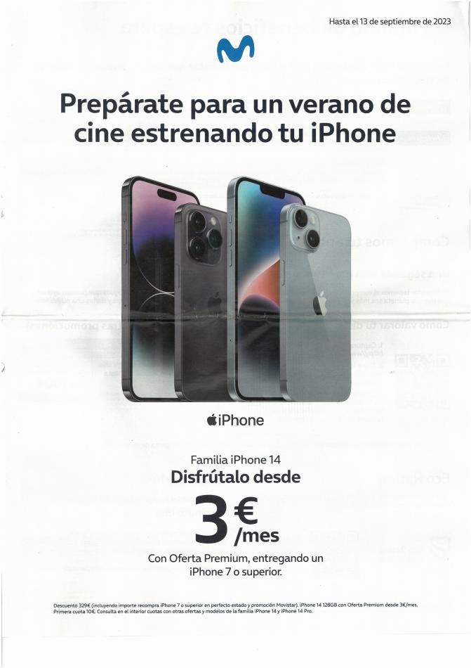 Movistar canarias  Prepárate para un verano de cine estrenando tu iPhone 