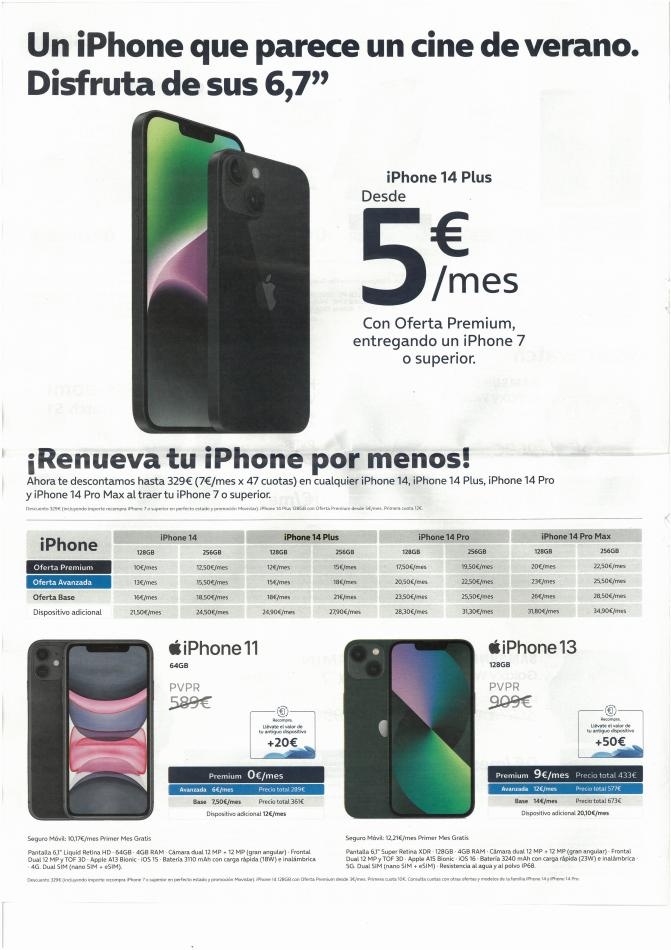 Movistar canarias  Prepárate para un verano de cine estrenando tu iPhone 