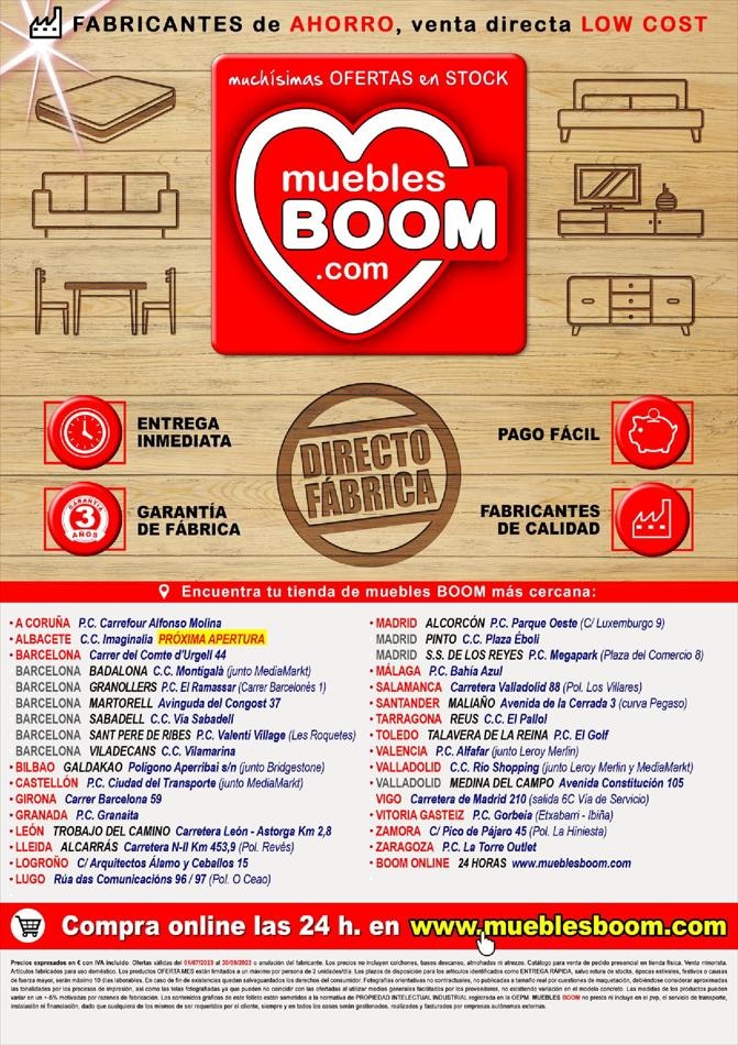 Muebles Boom canarias  Nuevo CATÁLOGO de Julio 