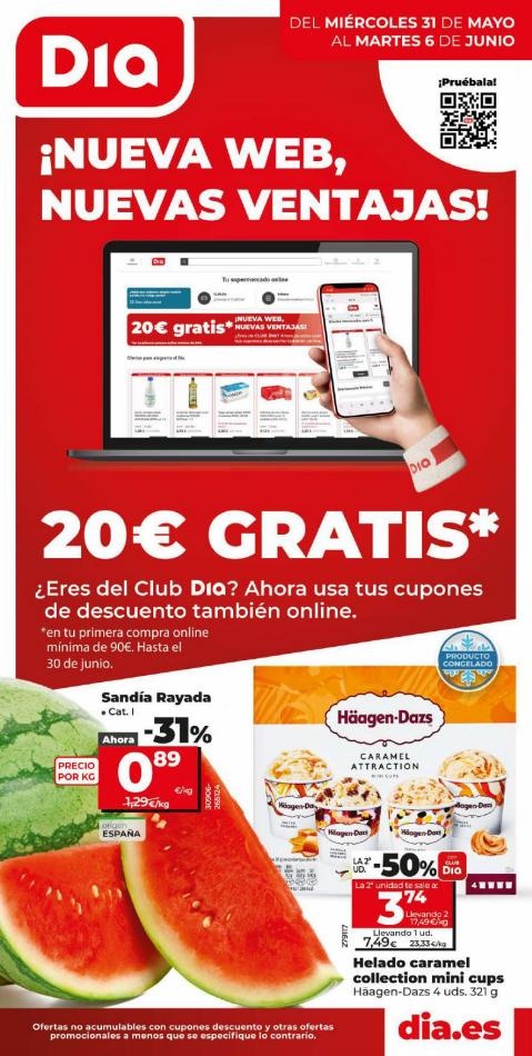 Supermercados DIA canarias  ¡Nueva web, nuevas ventajas!  ofertas