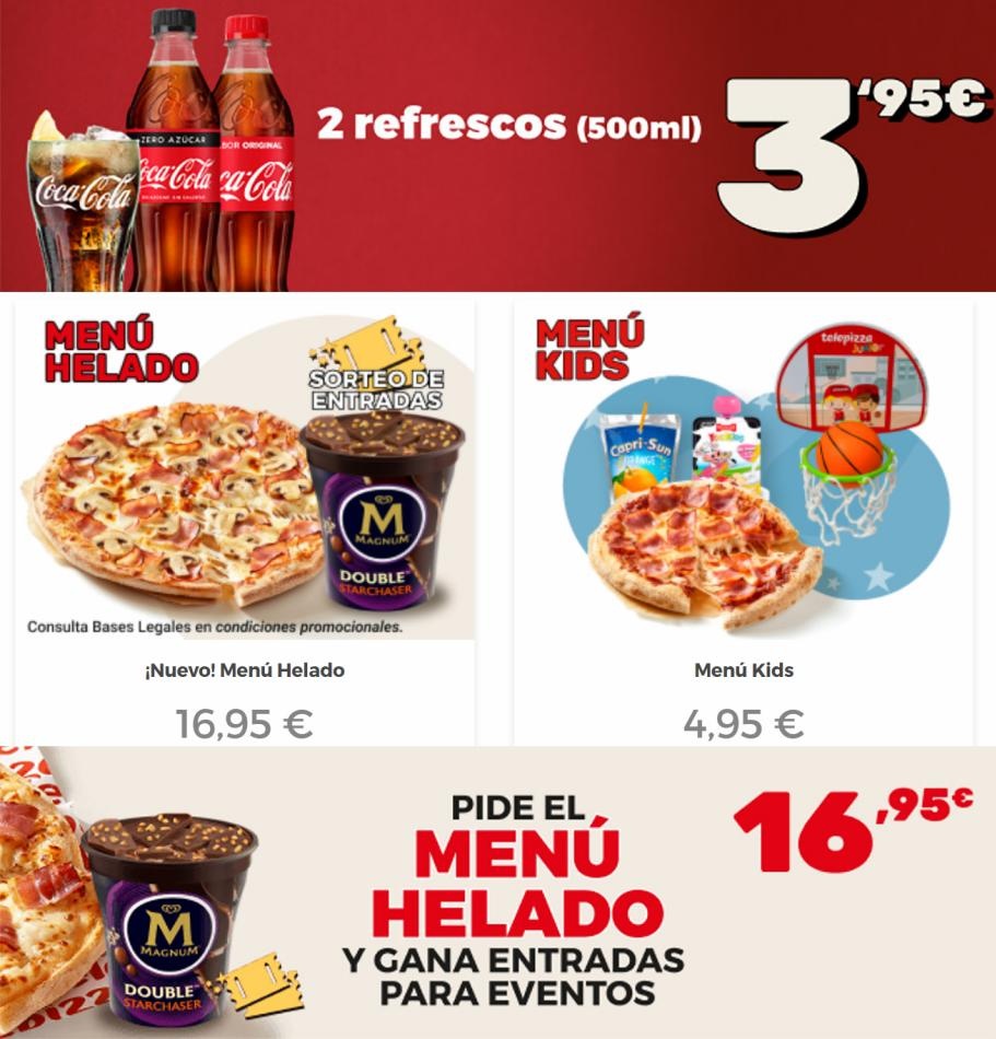 Telepizza canarias  Telepizza Ofertas Pizzas! 
