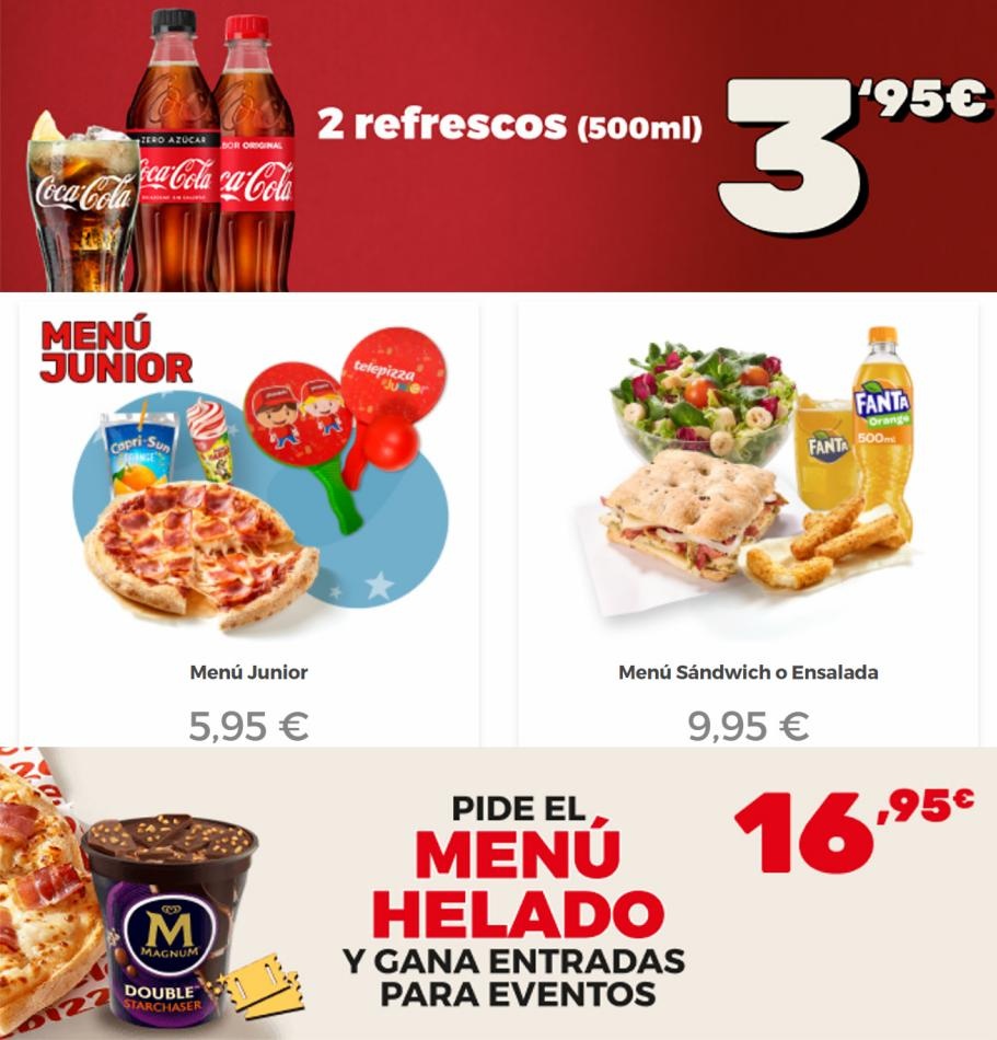 Telepizza canarias  Telepizza Ofertas Pizzas! 