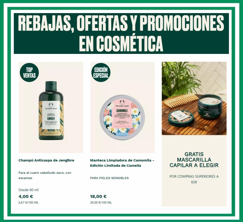 The Body Shop  canarias  Rebajas y Promociones en Cosmética 