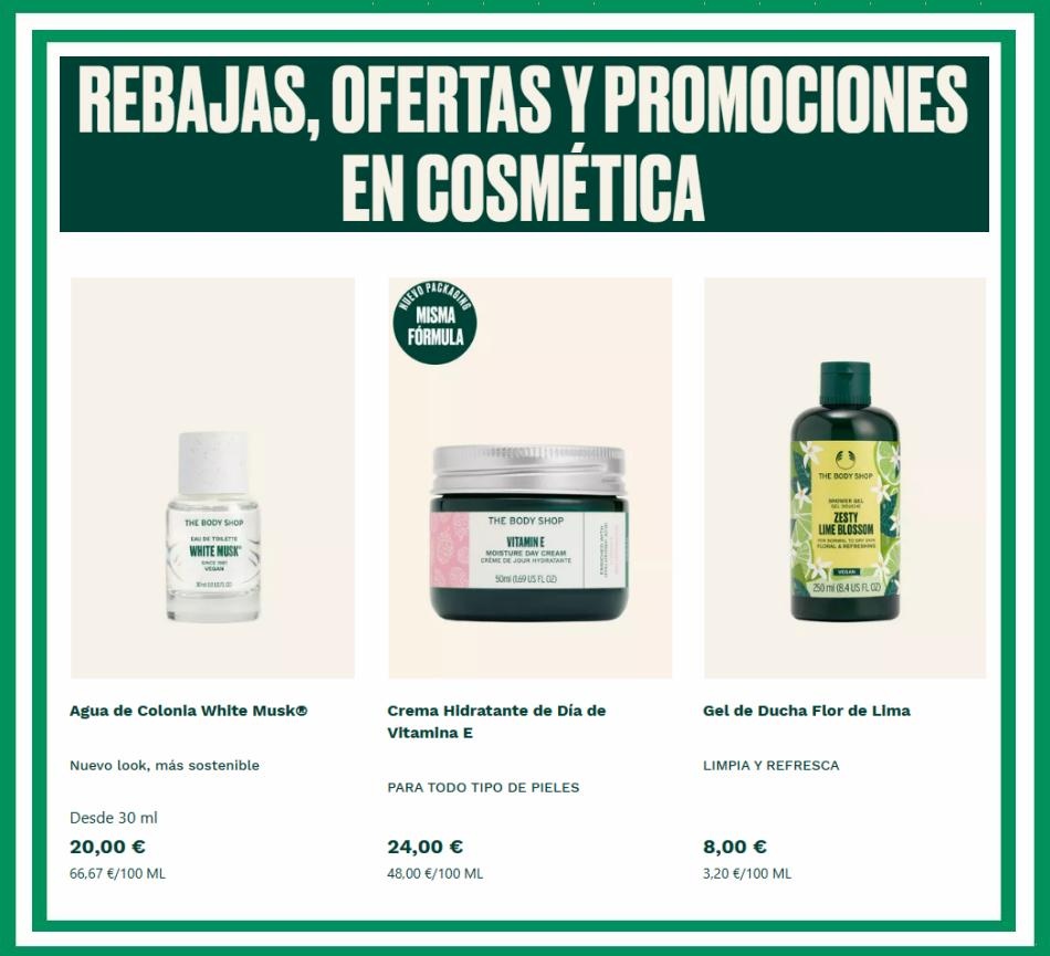 The Body Shop  canarias  Rebajas y Promociones en Cosmética 