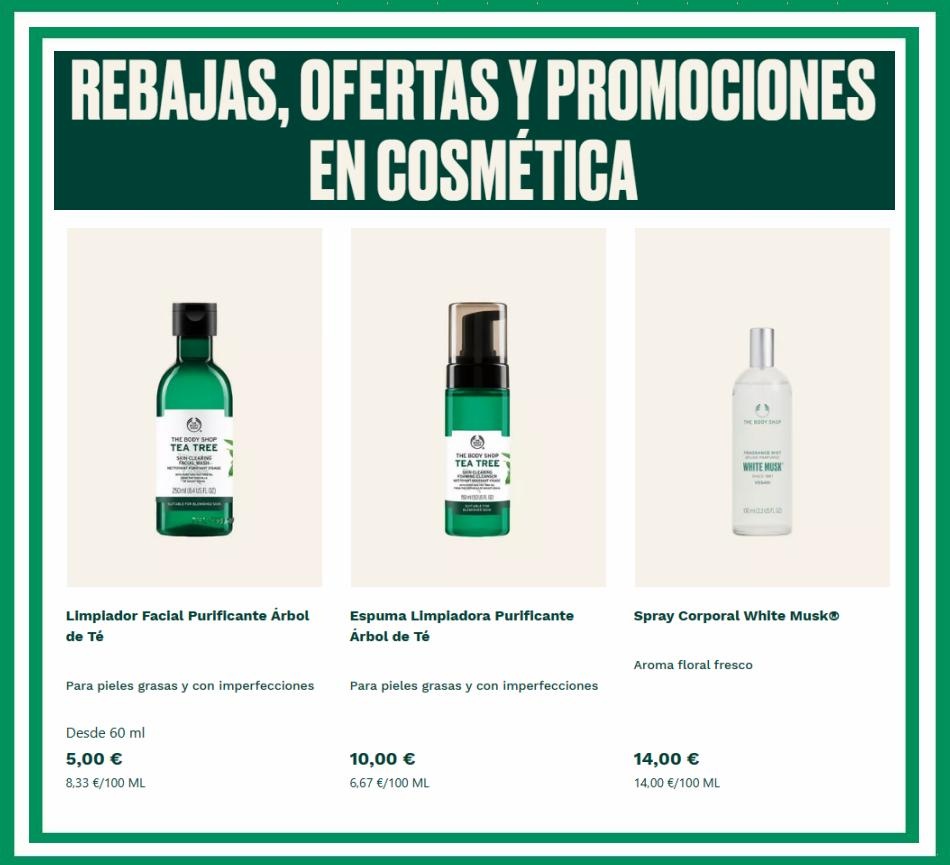 The Body Shop  canarias  Rebajas y Promociones en Cosmética 