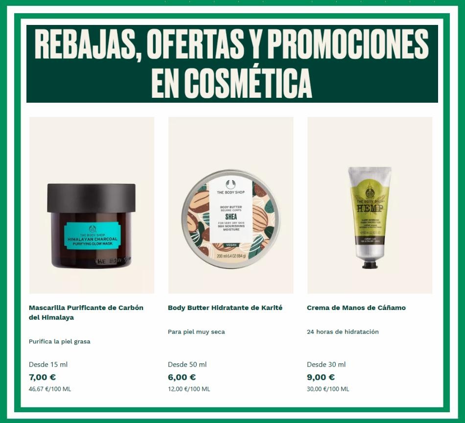 The Body Shop  canarias  Rebajas y Promociones en Cosmética 