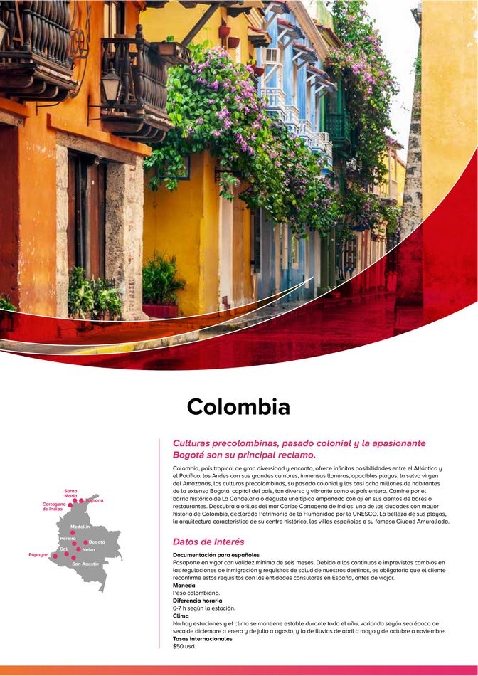 Viajes El Corte Inglés canarias   Centroamérica y Sudamérica   