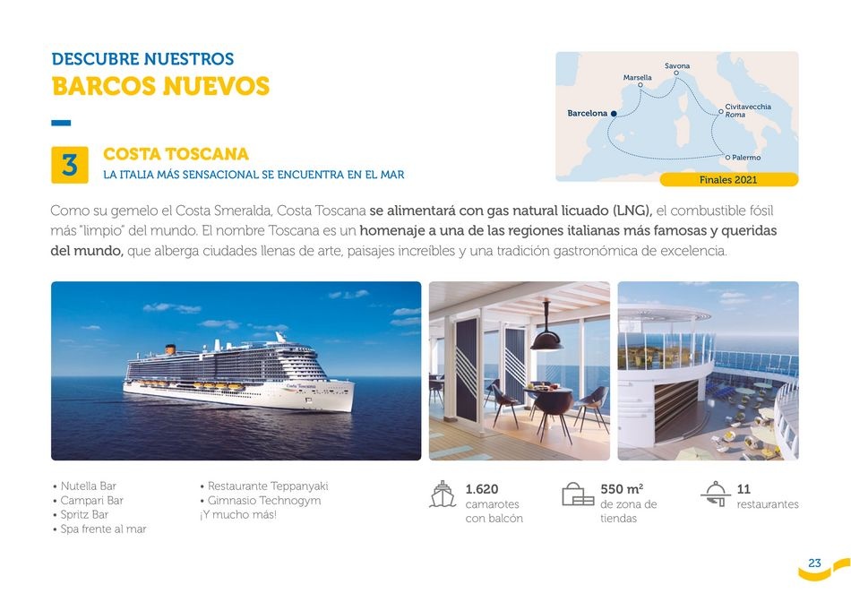 Viajes El Corte Inglés canarias   Costa Cruceros - Lo mejor de 2021   ofertas