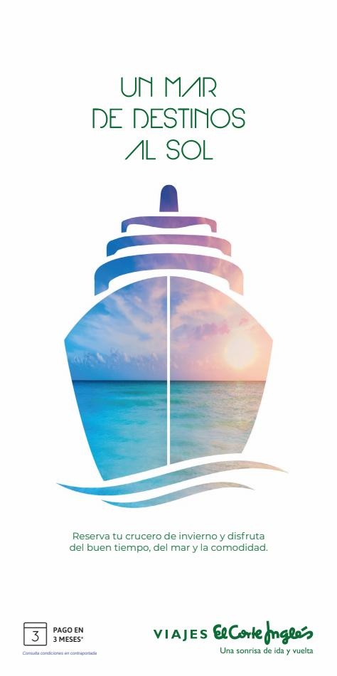 Viajes El Corte Inglés canarias  Cruceros marítimos invierno  ofertas