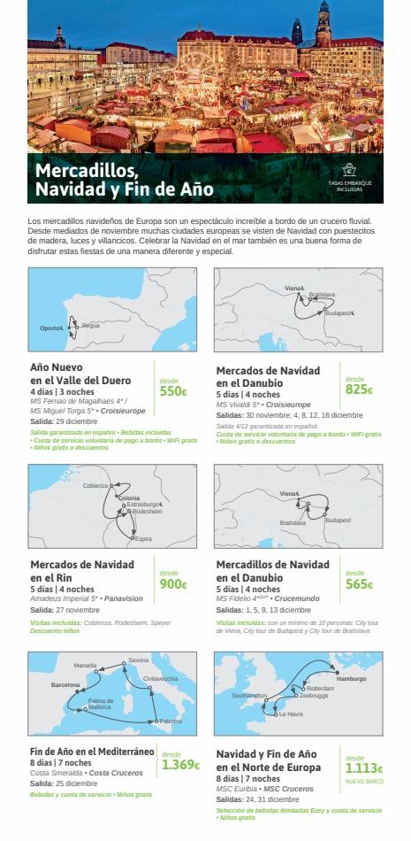 Viajes El Corte Inglés canarias  Cruceros marítimos invierno  ofertas