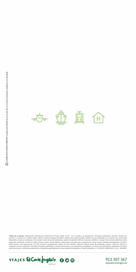 Viajes El Corte Inglés canarias  Cruceros marítimos invierno  ofertas
