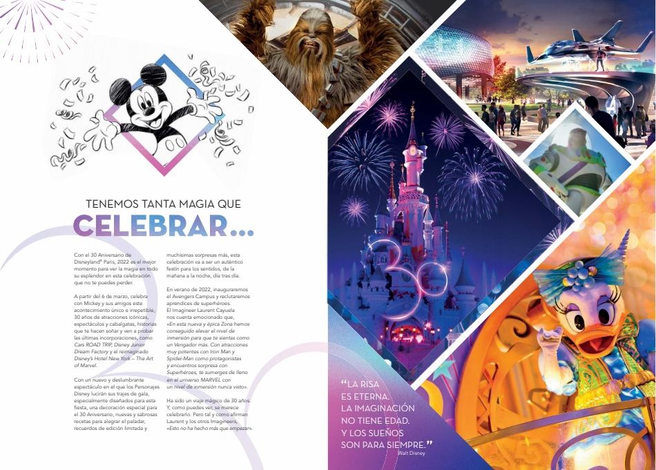 Viajes El Corte Inglés canarias  Folleto Disney 30 Aniversario 