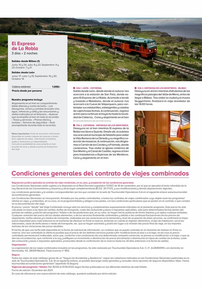 Viajes El Corte Inglés canarias  Trenes turísticos 