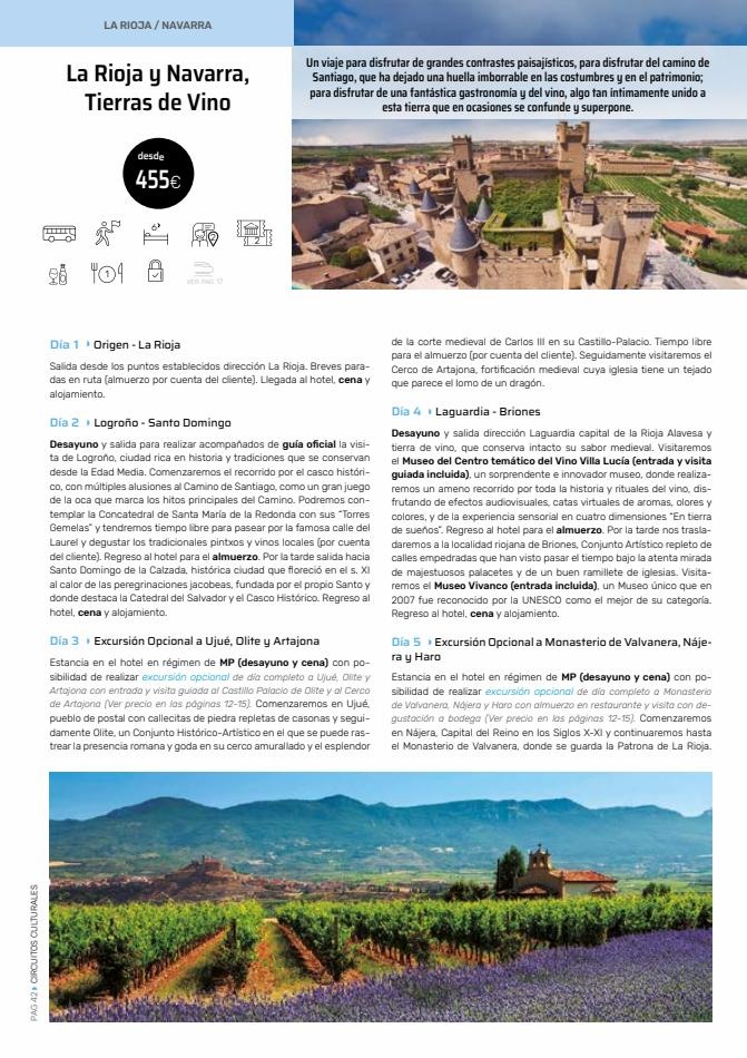 Viajes Eroski canarias  Circuitos Culturales 2023 