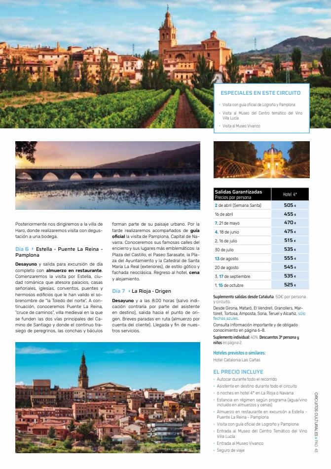 Viajes Eroski canarias  Circuitos Culturales 2023 