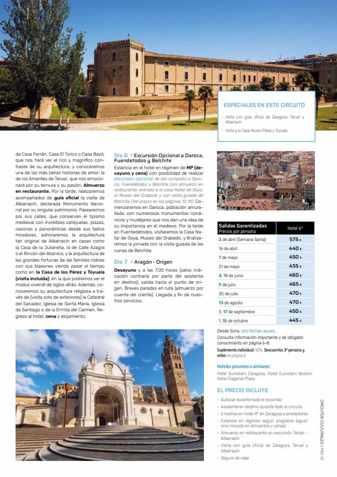 Viajes Eroski canarias  Circuitos Culturales 2023 