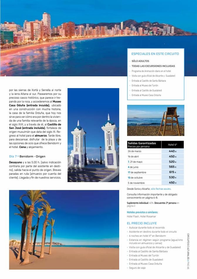 Viajes Eroski canarias  Circuitos Culturales 2023 