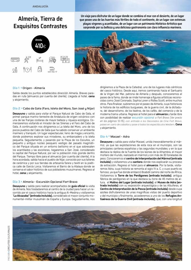 Viajes Eroski canarias  Circuitos Culturales 2023 