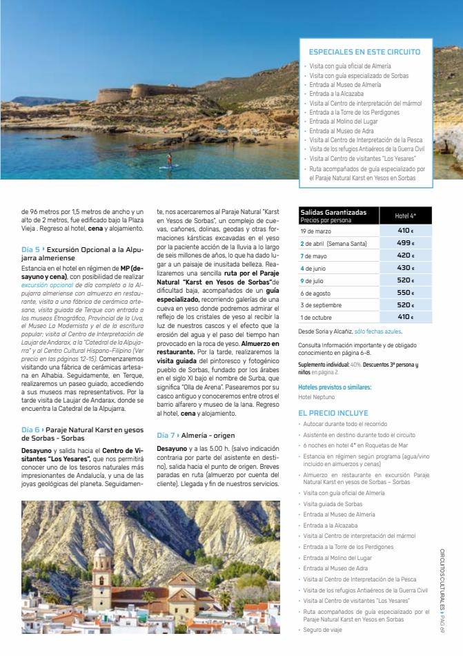 Viajes Eroski canarias  Circuitos Culturales 2023 