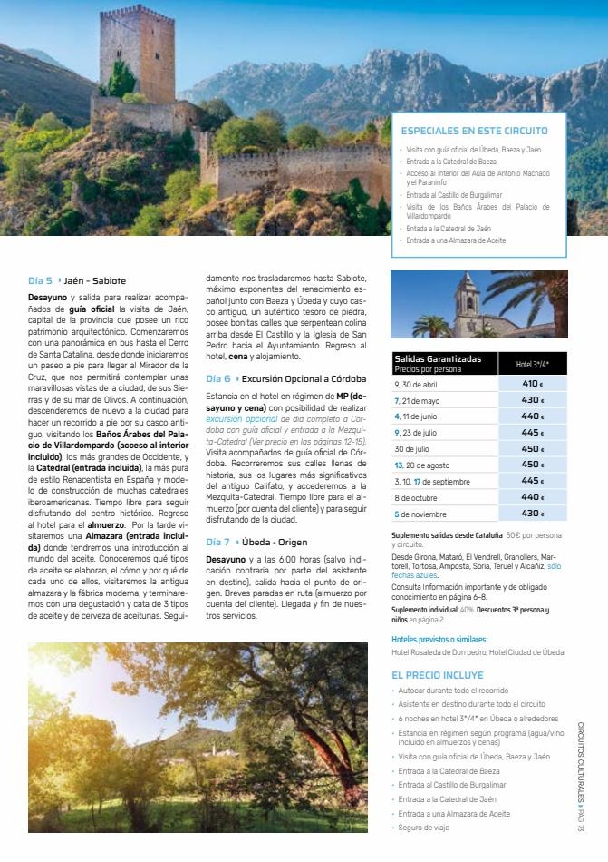 Viajes Eroski canarias  Circuitos Culturales 2023 